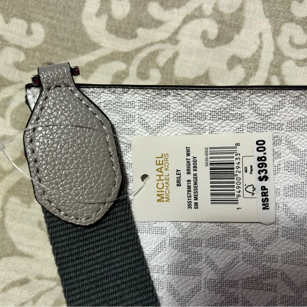 Michael Kors Gray and white small crossbody Bag - Picture 6 of 12